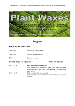 here - Plant Wax 2015