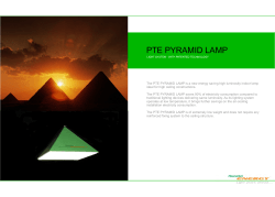 PTE PYRAMID LAMP - Plasmatech Energy