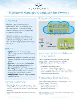 Platform9 Managed OpenStack VMware Datasheet (1).pages