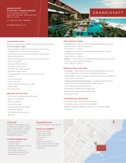 Fact Sheet - Grand Hyatt Playa del Carmen Resort