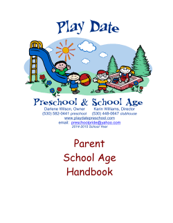 School Age Parent`s Handbook