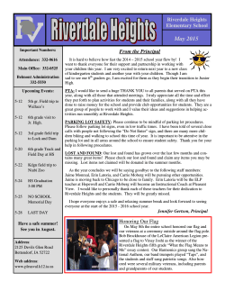Newsletter - Pleasant Valley Community School District