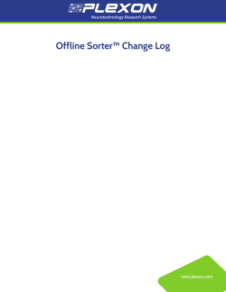 Offline Sorterâ¢ Change Log