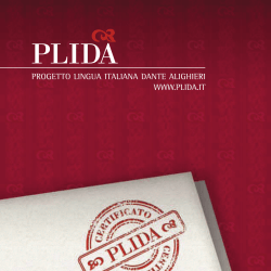 Test your italian through the PLIDA certificate