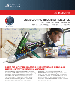 SOLIDWORKS RESEARCH LICENSE