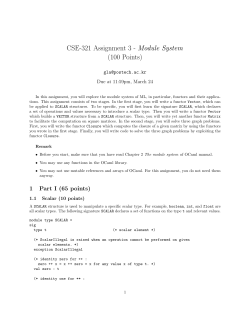 CSE-321 Assignment 3 - Module System (100 Points)