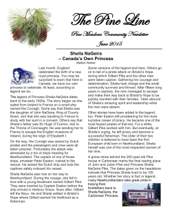 The Pine Line - Pine Meadows Homeowners` Association