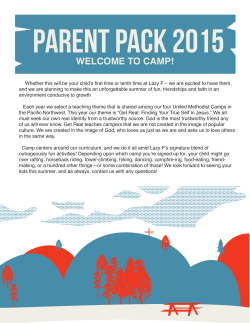 Lazy F Parent Pack - Pacific Northwest Camps