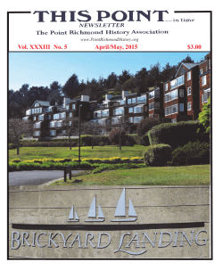 April/May 2015 - Point Richmond History Association