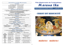 Maran tha 2015 NÂ°14 ( PDF - 515.7 ko)