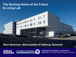 The Nursing Home of the Future & Living Lab