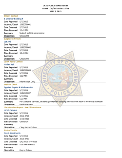 May 7, 2015.xlsx - UCSD Police Department