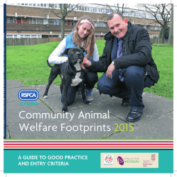 Community Animal Welfare Footprints 2015