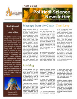 Fall 2012 Newsletter