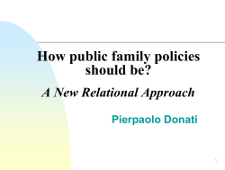 How public family policies should be?