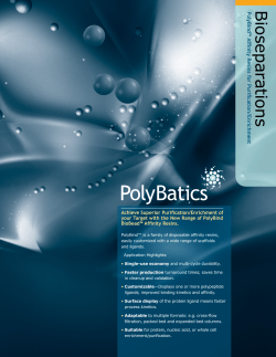 PolyBind Brochure