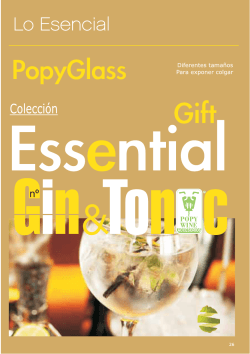 catalogo popy glass gin tonic