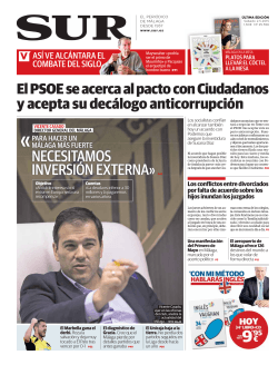 Descargar PDF - Las portadas de Diario SUR