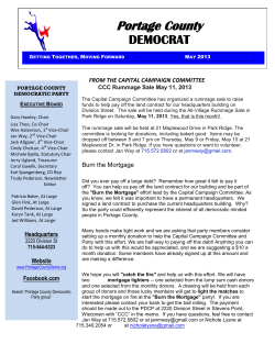 05.2013 - Portage County Democratic Party