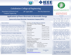 Applications of Power Electronics in Renewable Energy