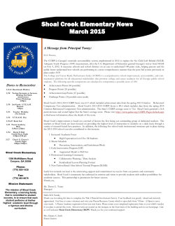 March Newsletter 2015 Final - Rockdale County Public Schools