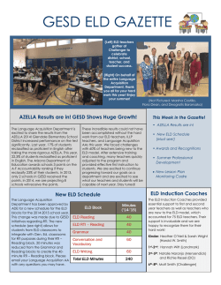 ELD Gazette_May