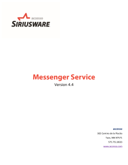 Messenger Service