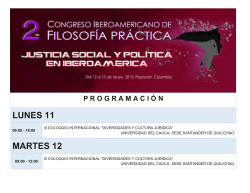 Consulte la programaciÃ³n del II Congreso Iberoamericano de