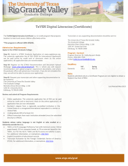 TxVSN Digital Literacies (Certificate)