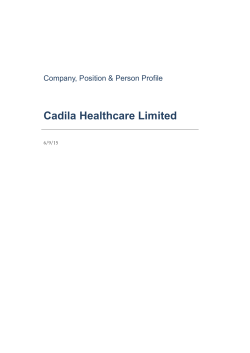 Cadila Healthcare Limited - Zydus Portal - Login