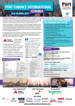 Event Information - Port Finance International