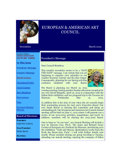 EUROPEAN & AMERICAN ART COUNCIL