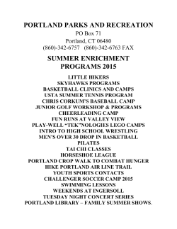 2015 Summer Enrichment Brochure