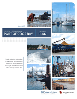 the Oregon International Port of Coos Bay