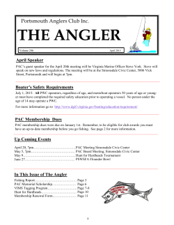 April2015NEWSLETTER - Portsmouth Anglers Club