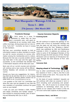 U3A Newsletter 1501 web copy