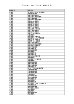 ãæ¥æ¬ã®åãã©ã«ã ã«ã¼ãã»ããç¬¬ä¸å¼¾ãè²©å£²å±ä¸è¦§ é½éåºç éµä¾¿å±å