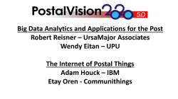 Big Data Analytics and Applications for the Post