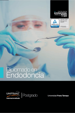 Diplomado en Endodoncia