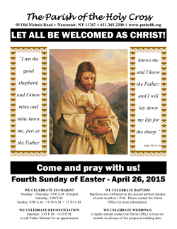 LET ALL BE WELCOMED AS CHRIST! Come and pray with us!
