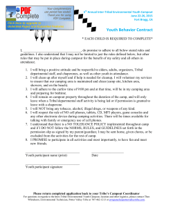 Youth Behavior Contract