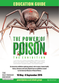 EDUCATION GUIDE - The Power of Poison