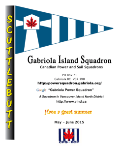 May - June 2015 - Gabriola Island Squadron