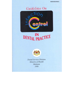 infection control in dental practice