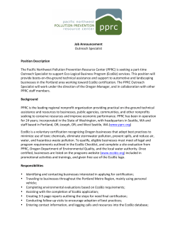 Job Announcement Outreach Specialist Position Description