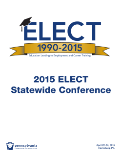 2015 ELECT Statewide Conference