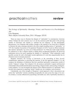 pdf - Practical Matters Journal