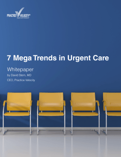 7 Mega Trends in Urgent Care