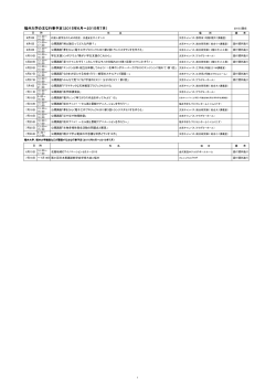 è¡äº 2015å¹´6æã»7æ - ç¦äºå¤§å­¦åºå ±ã»ã³ã¿ã¼ç¦äºå¤§å­¦åºå ±ã»ã³ã¿ã¼