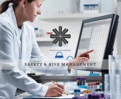 Safety and Risk Management
